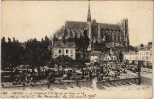 CPA AMIENS La Cathedrale marche sur l'eau (118440)