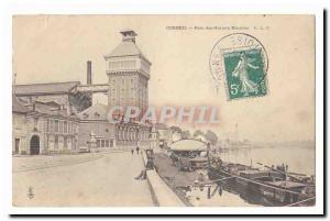 Corbeil Old Postcard Great Mills Dock LAPPORT Paris