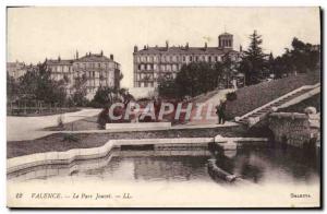 Old Postcard Valence Parc Jouvet