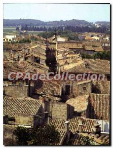 Postcard Modern Sommieres Roofs Of The City