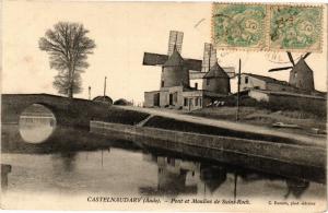 CPA CASTELNAUDARY-Pont et Moulins de St-Roch (260828)