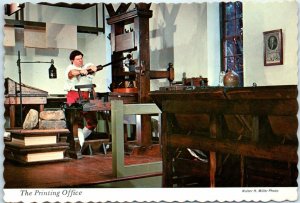 Postcard - The Printing Office - Williamsburg, Virginia