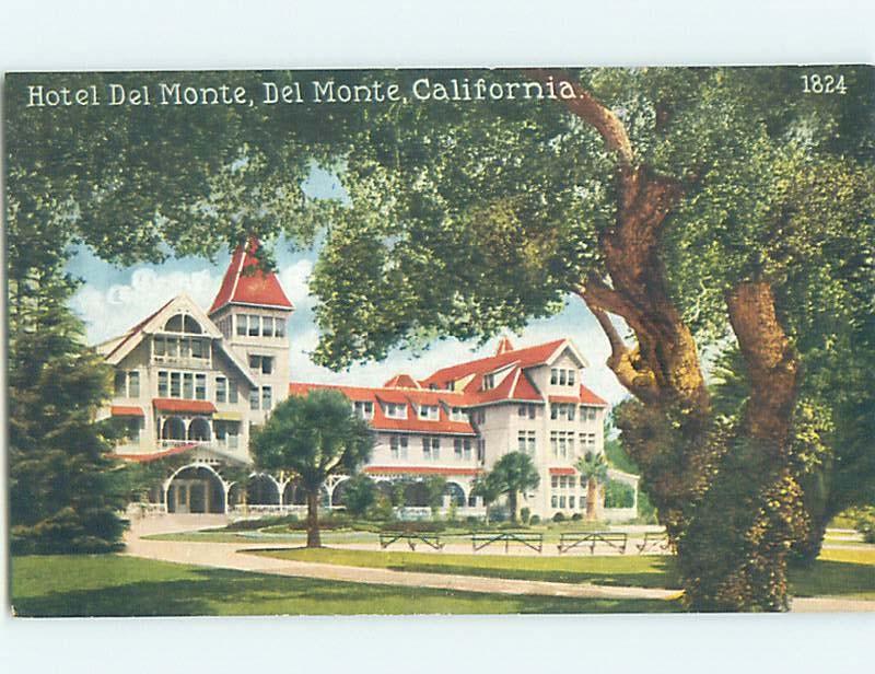 Divided-Back HOTEL SCENE Del Monte In Monterey - Near Salinas CA H0387