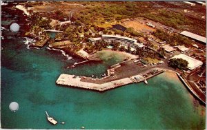 Postcard AERIAL VIEW SCENE Kailua Kona Hawaii HI AL9876