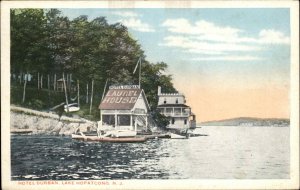 Lake Hopatcong New Jersey NJ Hotel Durban Laurel House c1920 Postcard
