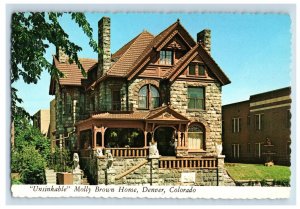 Vintage Unsinkable Molly Brown Home Denver, Colorodo. Postcard #5D E