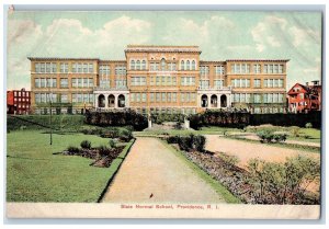 Providence Rhode Island Postcard State Normal School Building Exterior c1910's