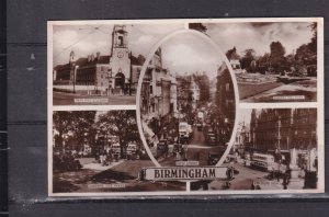 GREAT BRITAIN, BIRMINGHAM, c1940 composite ppc., 5 views, unused