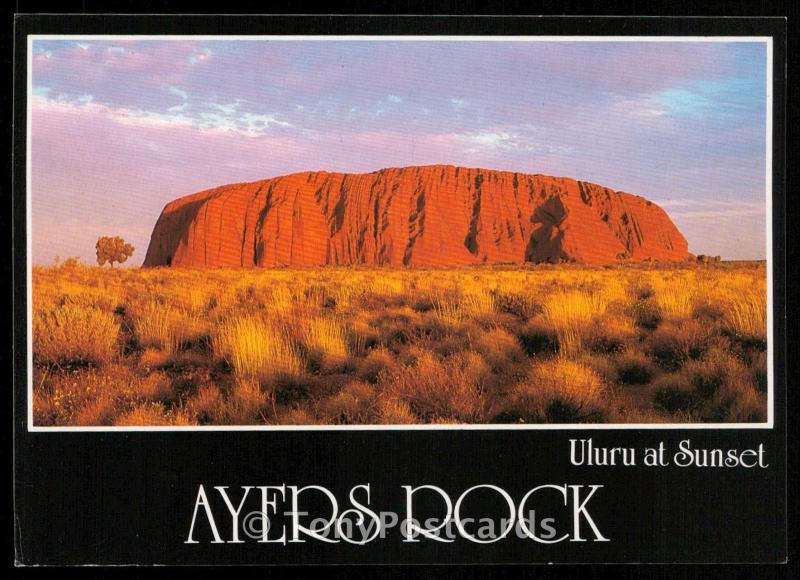 Ayers Rock - Uluru at Sunset