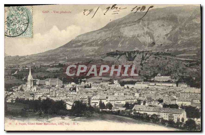 Postcard Old Gap General view