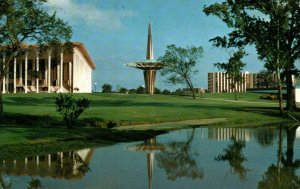 Tulsa Oklahoma Oral Roberts University Learning Resources Center Postcard  