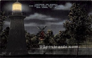 Lighthouse & Windmill, - Aurora, Illinois IL  