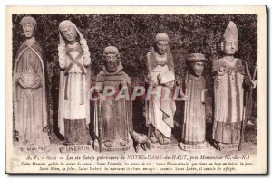 Old Postcard The six healers Saints Notre Dame du Haut near Moncontour C N