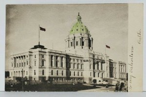 MN State Capitol Building St Paul Famous Government Dome udb Postcard M14