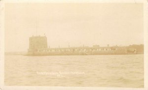 RPPC FORT DENISON Sydney Harbour, NSW, Australia c1910s Vintage Photo Postcard
