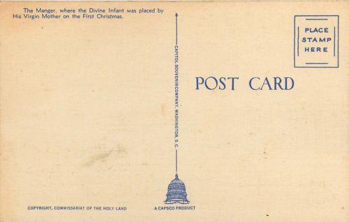 WASHINGTON DC FRANCISCAN MONASTERY THE MANGER GROTTO OF N...