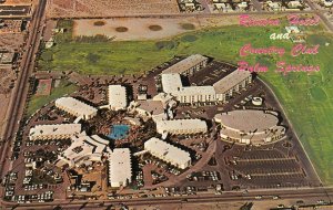 Riviera Hotel & Country Club PALM SPRINGS Aerial View 1960s Vintage Postcard