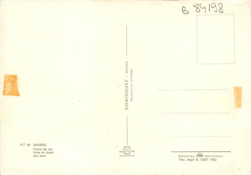 B84198  madrid puerta del sol   spain