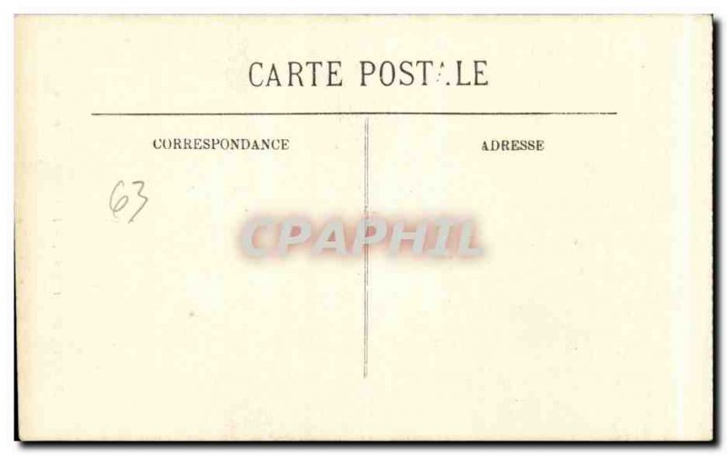 Old Postcard Surroundings Mont Dore Waterfall Queureilh