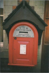 Royal Mail Postcard -Postbox, Bracket Box, Llandrindod Wells Station RR17675