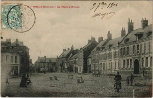 CPA NESLE - La Place d'Armes (120861)