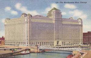 The Merchandise Mart - on the Chicago River IL, Illinois - Linen