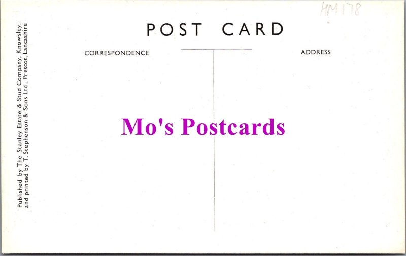 Lancashire Postcard - Knowsley Hall    HM178