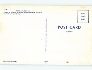 Pre-1980 GREETINGS FROM POSTCARD Depoe Bay - Near Salem & Eugene OR ho5618