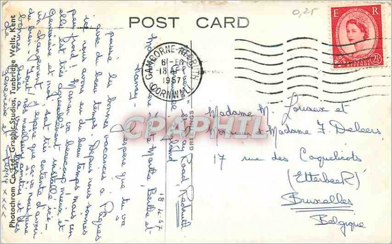 Postcard Modern Marazion st michaels mount