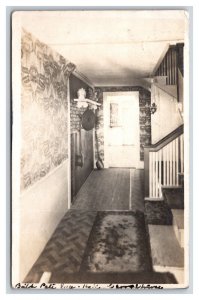 RPPC Baldpate Inn Old Fashioned Entry Georgetown Massachusetts MA Postcard U1