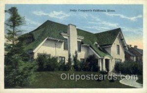 Betty Compson's home Famous People Unused 