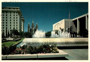 L.D.S. Church Office Building, Hotel Utah, Salt Lake City L.D.S. Postcard