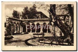 Old Postcard Saint Gaudens cloister Remains of & # 39abbaye Bonnefond