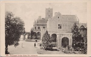 Simla India Viceregal Lodge from Entrance Unused Postcard H60