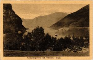 CPA AK NORWAY-Sogn-Aurlanddsfjorden ved Fretheim (332847)