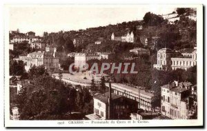 Old Postcard Grasse Walk the Course and Casino