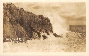 RPPC Bald Head Cliff, Ogunquit, Maine c1920s Real Photo Vintage Postcard