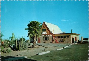 Saguaro KOA Campground Stanfield Arizona Postcard Russell's hosts