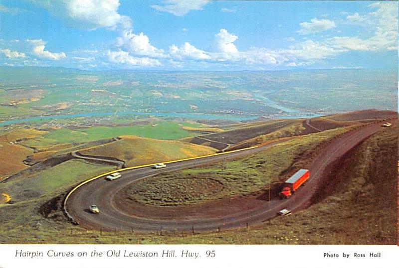 Hairpin Curves - Old Lewiston Hill, Washington