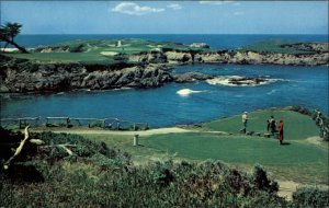 Carmel-by-the-Sea California CA Cypress Point Golf Course Golfing Vintage PC