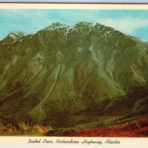 c1960s AK Alaska Richardson Highway Hwy Isabel Pass Rainbow Bridge Deely PC A238