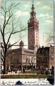 VINTAGE POSTCARD MADISON SQUARE GARDEN CENTER VERTICAL POSTED 1908