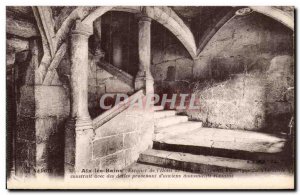 Aix les Bains - Staircase of & # 39Hotel City - Historic building the XVI cen...