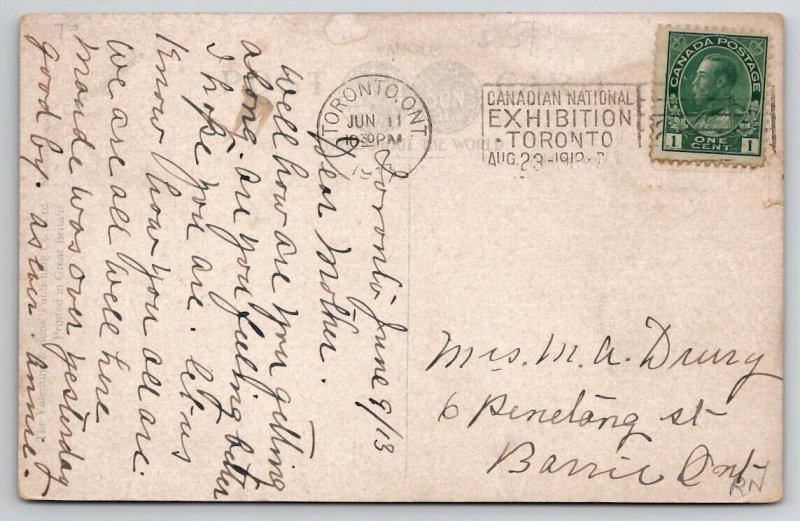 City Hall Toronto Canada Postcard B28