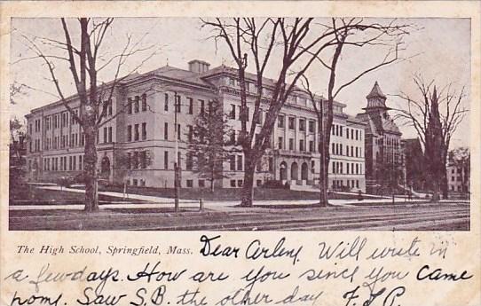 Massachusetts Springfield The High School 1907