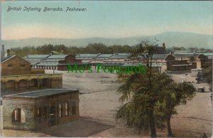 Pakistan Postcard - British Infantry Barracks, Peshawar  RS34501