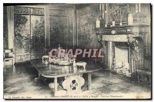 Old Postcard Chateau d'Anet E and L Dining Room Renaissance Surmont