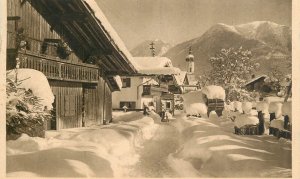 Germany Garmisch-Partenkirchen ski resort 1927