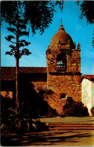 Bell Tower San Carlos Borromeo Mission Monterey Carmel California CA Postcard