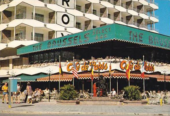 Spain Alicante Benidorm Hotel Belroy Palace & Cafe de Paris